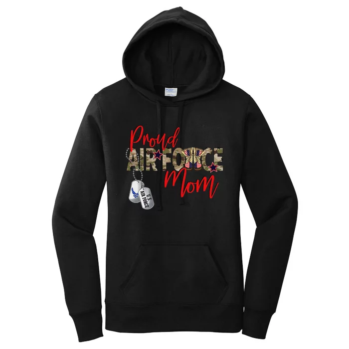 Air Force Gift Air Force Military Mom Proud Air Force Mom Women's Pullover Hoodie