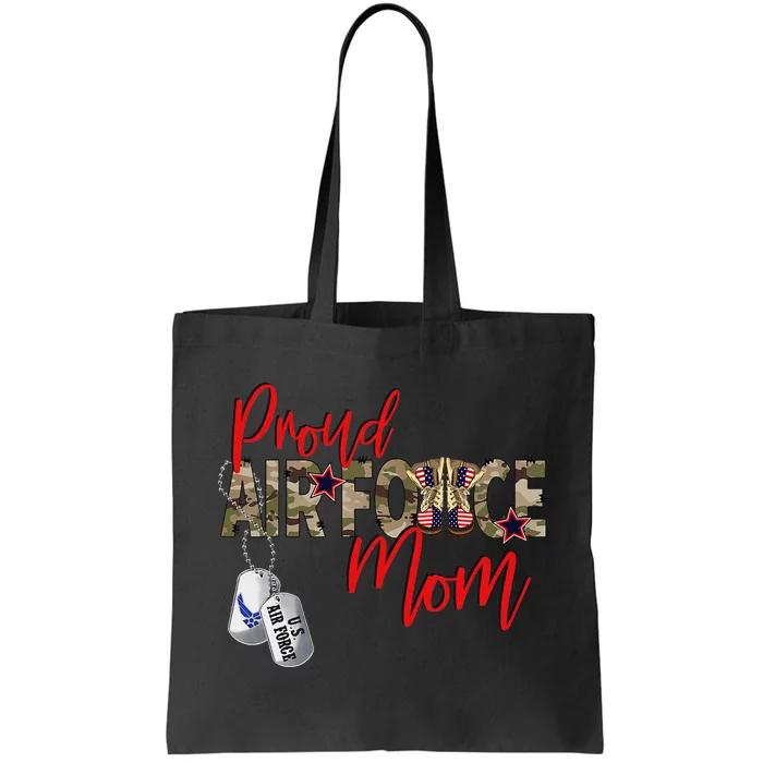 Air Force Gift Air Force Military Mom Proud Air Force Mom Tote Bag