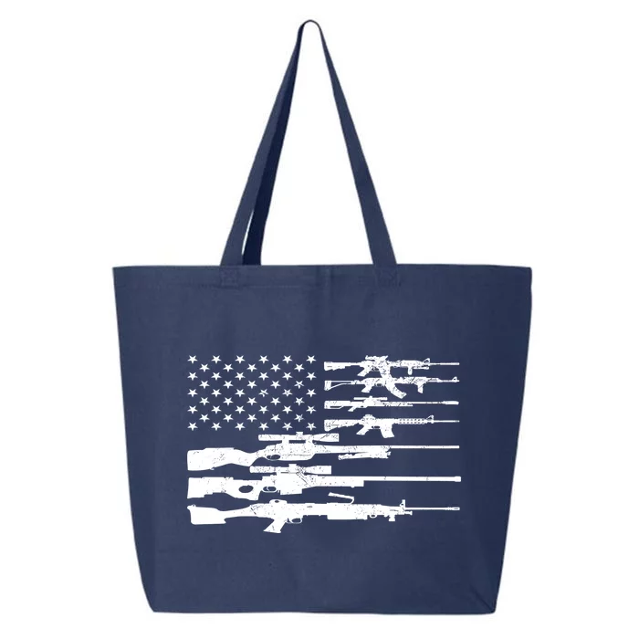 American Flag Gun Patriot 25L Jumbo Tote