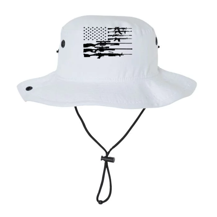 American Flag Gun Patriot Legacy Cool Fit Booney Bucket Hat