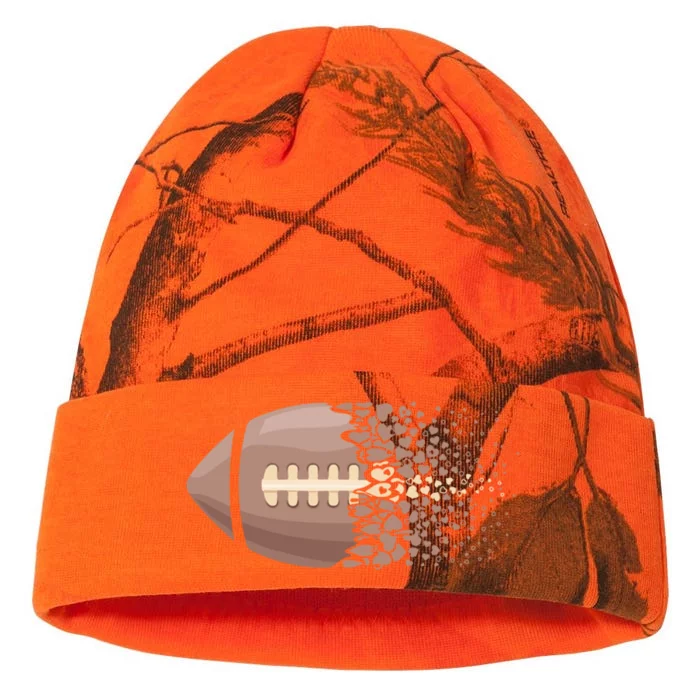 American Football Graphic American Football Heart Cute Gift Kati - 12in Camo Beanie