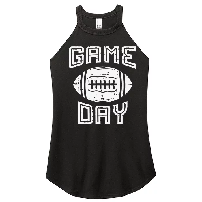 American Football Game Day Sports Lover Women’s Perfect Tri Rocker Tank