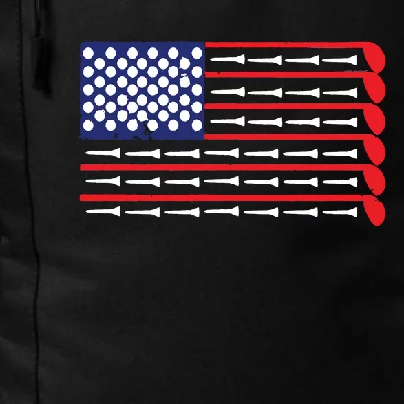 American Flag Golf Daily Commute Backpack