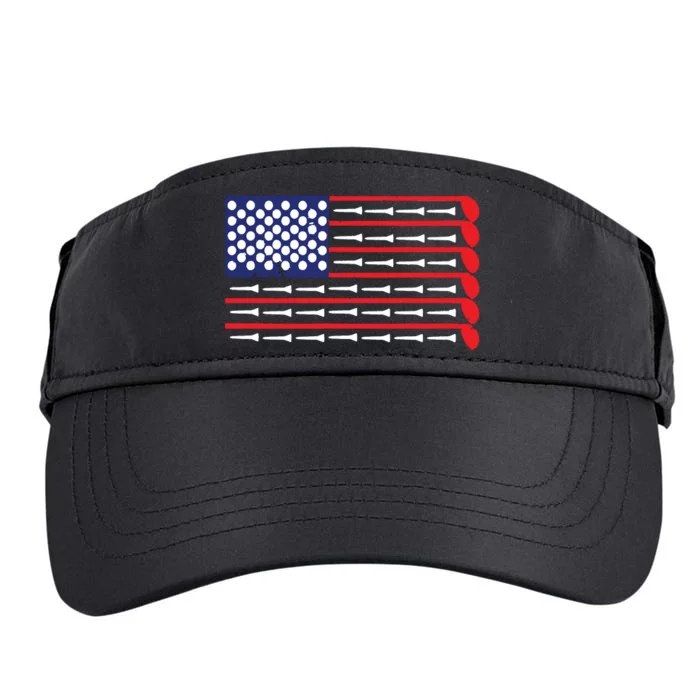 American Flag Golf Adult Drive Performance Visor