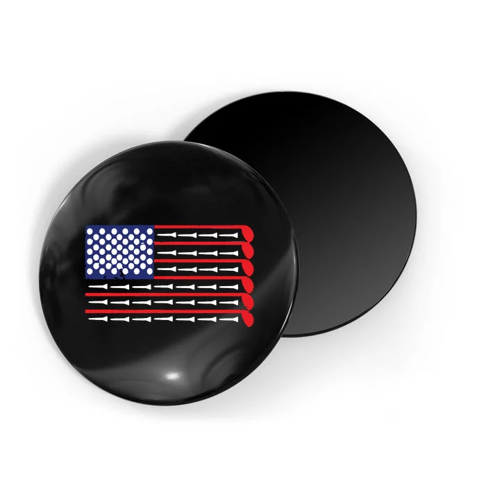 American Flag Golf Magnet