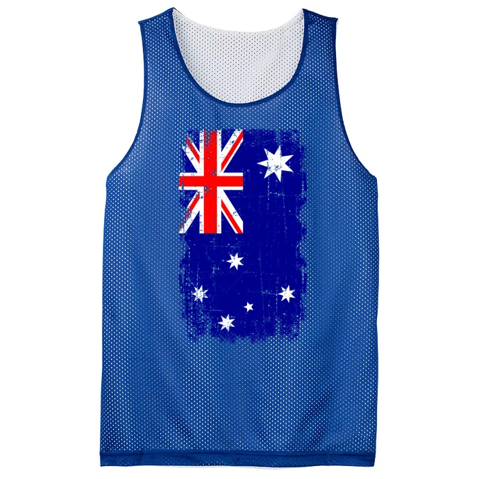 Australia Flag Gift Mesh Reversible Basketball Jersey Tank