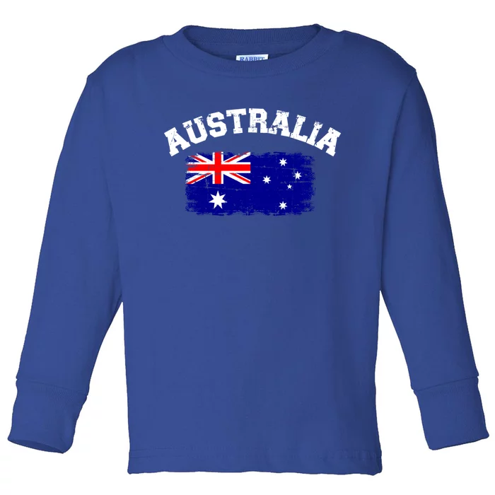 Australia Flag Gift Toddler Long Sleeve Shirt