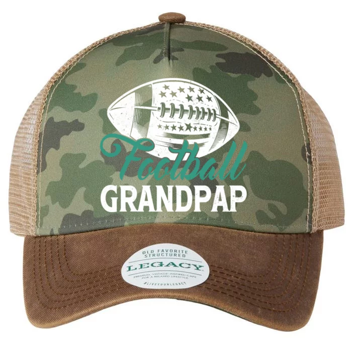 American Football Grandpap Happy FatherS Day Dad Grandpa Meaningful Gift Legacy Tie Dye Trucker Hat