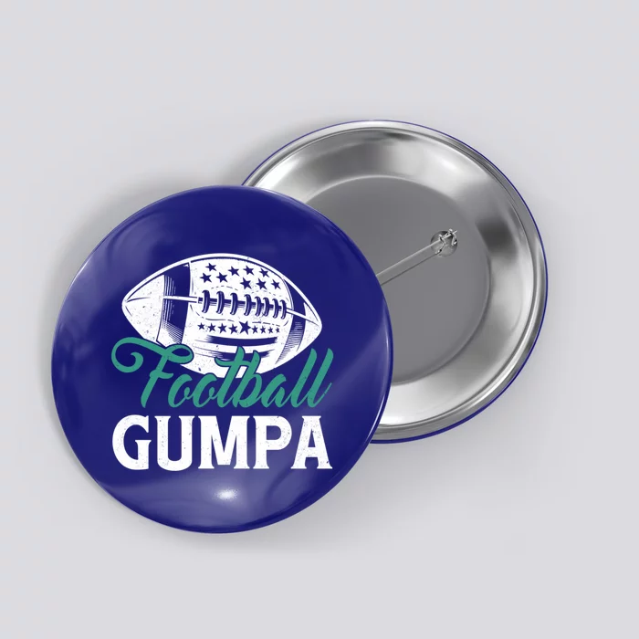 American Football Gumpa Happy FatherS Day Dad Grandpa Gift Button