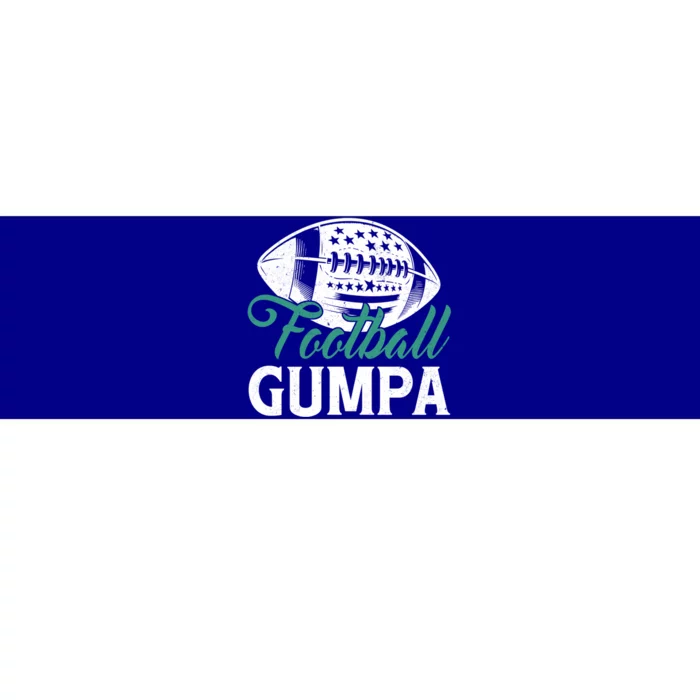 American Football Gumpa Happy FatherS Day Dad Grandpa Gift Bumper Sticker