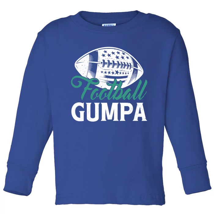 American Football Gumpa Happy FatherS Day Dad Grandpa Gift Toddler Long Sleeve Shirt