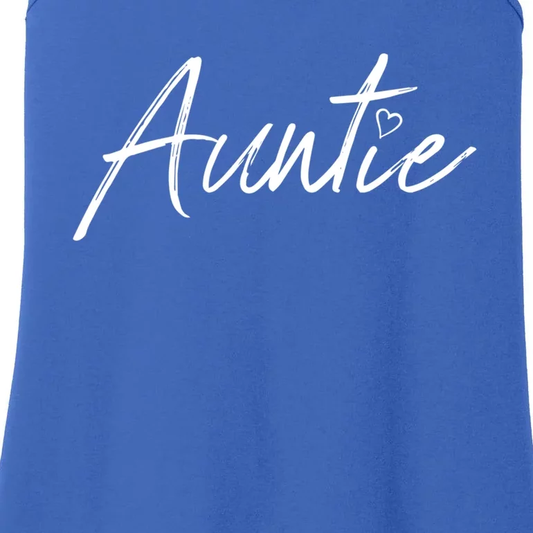 Auntie Funny Gift Auntie Gift Black Small Ladies Essential Tank