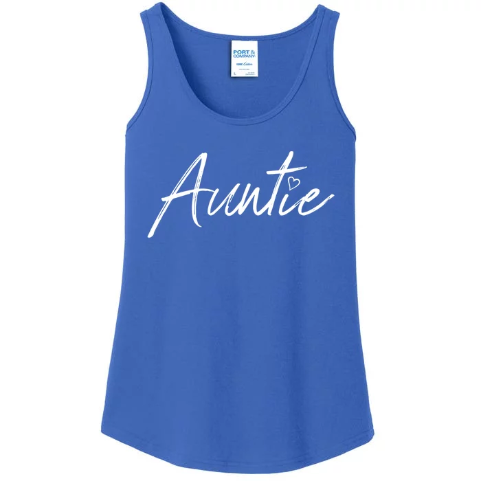 Auntie Funny Gift Auntie Gift Black Small Ladies Essential Tank