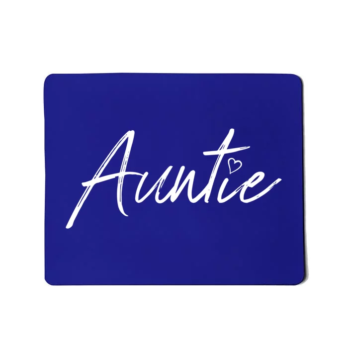 Auntie Funny Gift Auntie Gift Black Small Mousepad