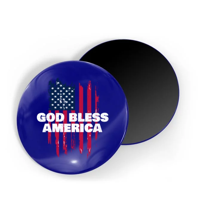 American Flag God Bless America Patriotic Gift Magnet