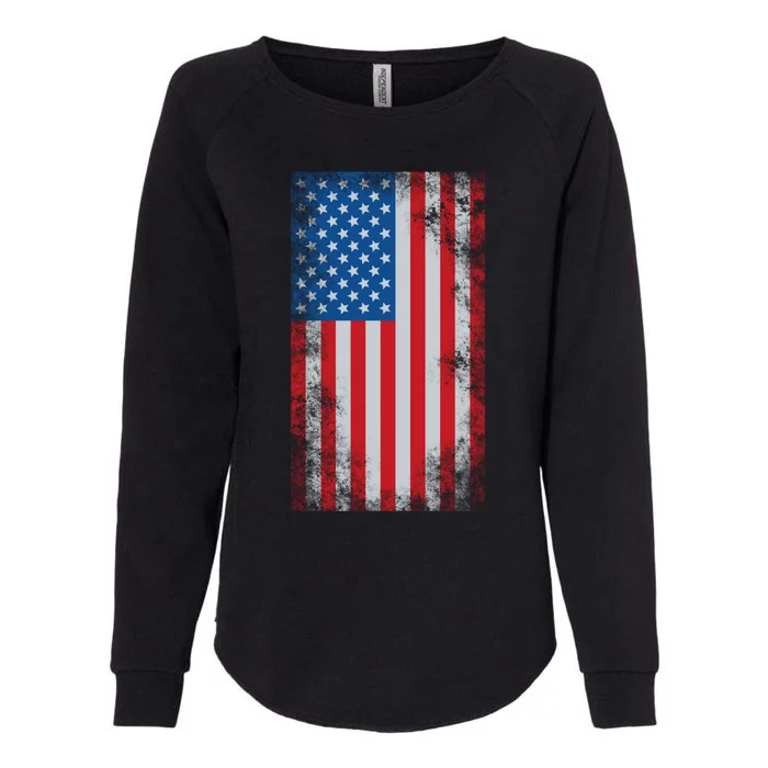 American Flag Gift Womens California Wash Sweatshirt