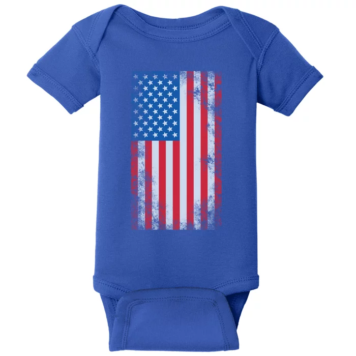 American Flag Gift Baby Bodysuit