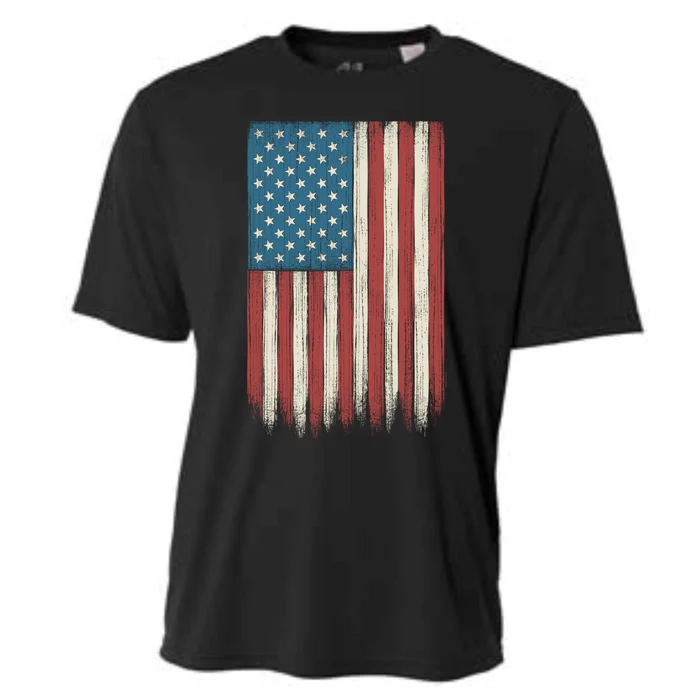 American Flag Gift Cool Patriotic Gift Cooling Performance Crew T-Shirt