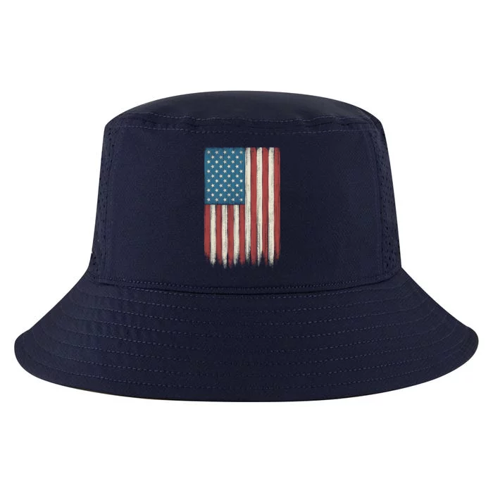 American Flag Gift Cool Patriotic Gift Cool Comfort Performance Bucket Hat