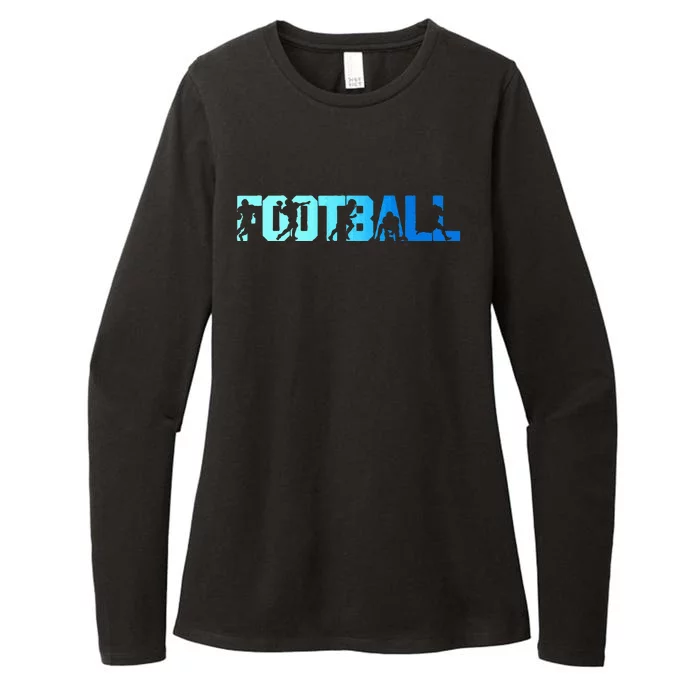 American Football Game Day Womens CVC Long Sleeve Shirt