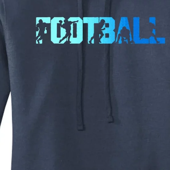 American Football Game Day Women's Pullover Hoodie