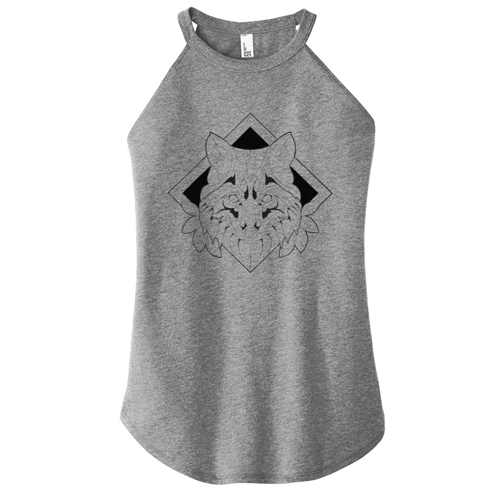 Artic Fox Geometric Fox Anime Women’s Perfect Tri Rocker Tank