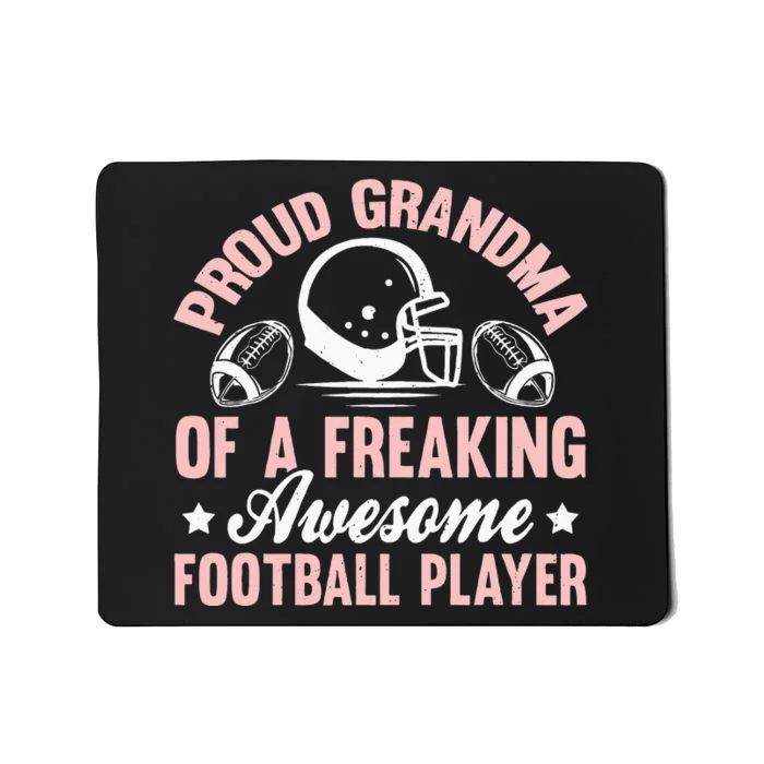 American Football Grandma Grandmother Grandmom Theme Quote Mousepad