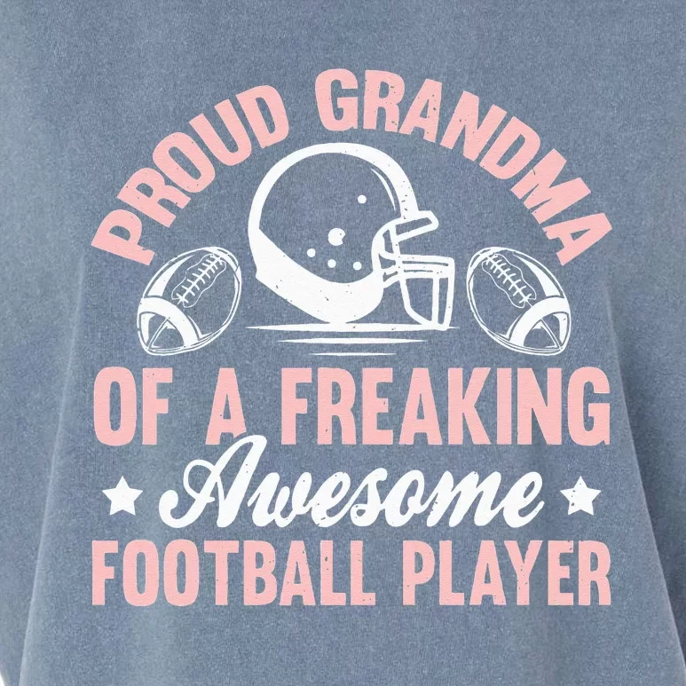 American Football Grandma Grandmother Grandmom Theme Quote Garment-Dyed Women's Muscle Tee