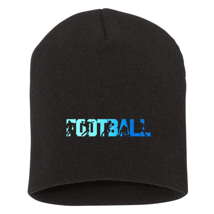 American Football Game Day Short Acrylic Beanie