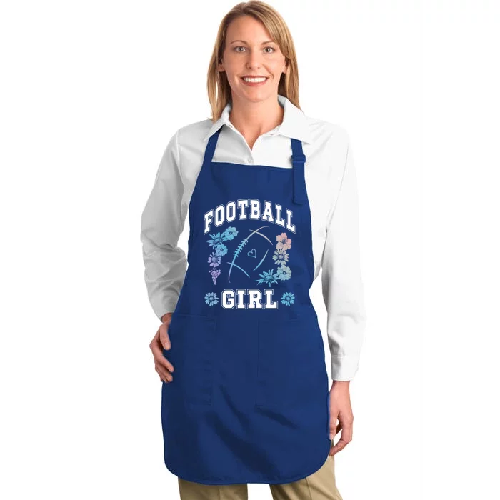 American Football Gift Full-Length Apron With Pocket