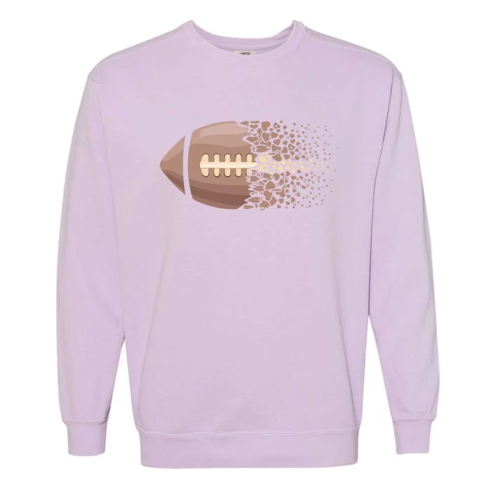 American Football Graphic American Football Heart Gift Garment-Dyed Sweatshirt