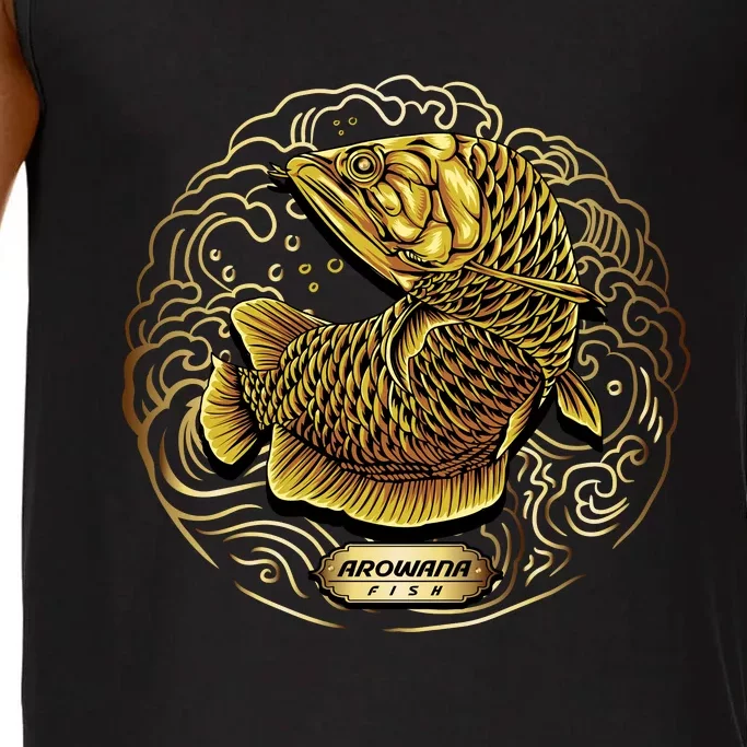 Arowana Fish Gold Comfort Colors® Tank Top