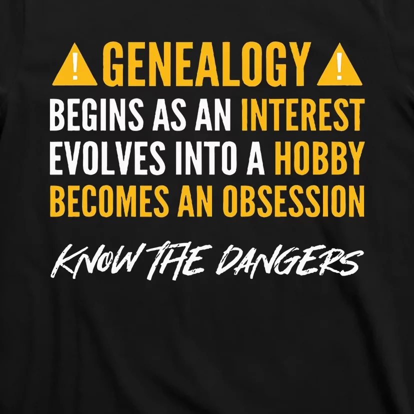 Ancestry. For Genealogists. Genealogy T-Shirt