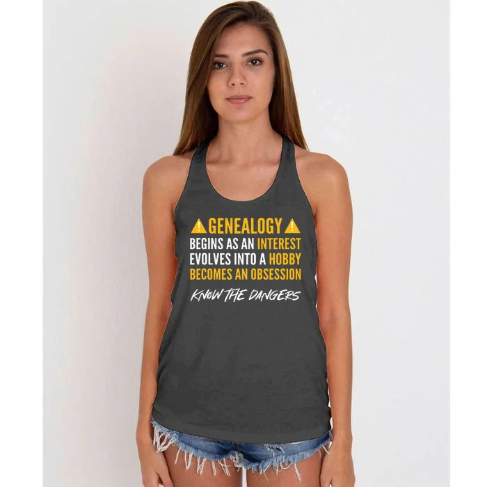 Ancestry. For Genealogists. Genealogy Women's Knotted Racerback Tank