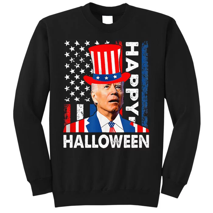 American Flag Happy Halloween Confused For 4th Of July Tall Sweatshirt