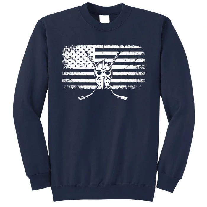 American Flag Hockey Hockey Tall Sweatshirt