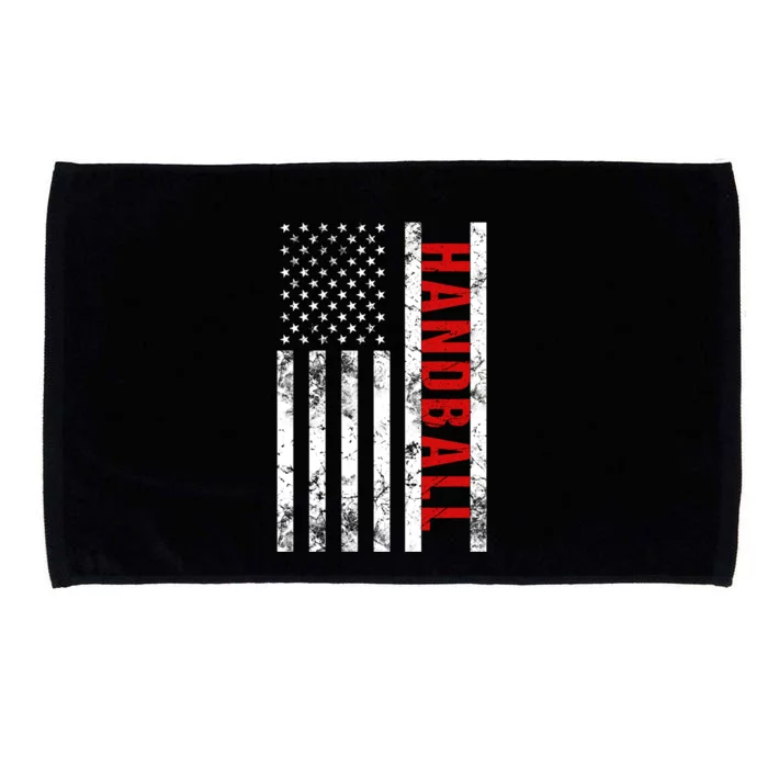 American Flag Handball Cute Gift Microfiber Hand Towel