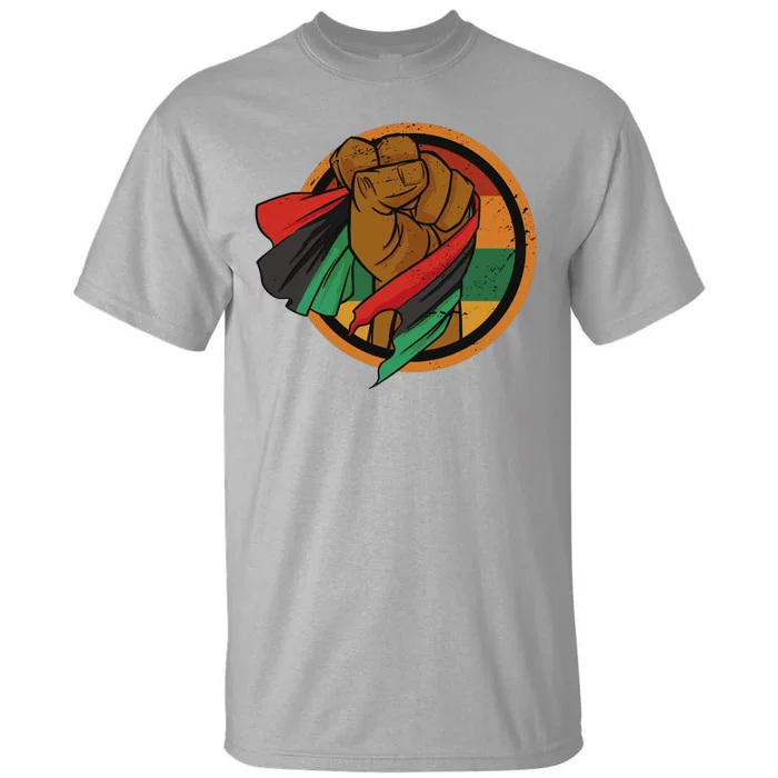 African Flag Hand Tall T-Shirt