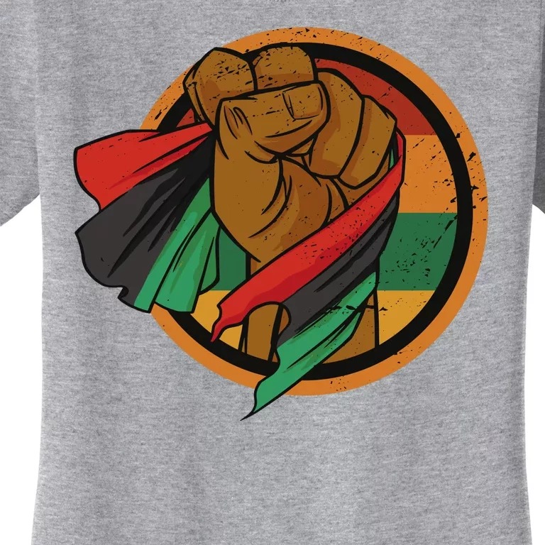 African Flag Hand Women's T-Shirt