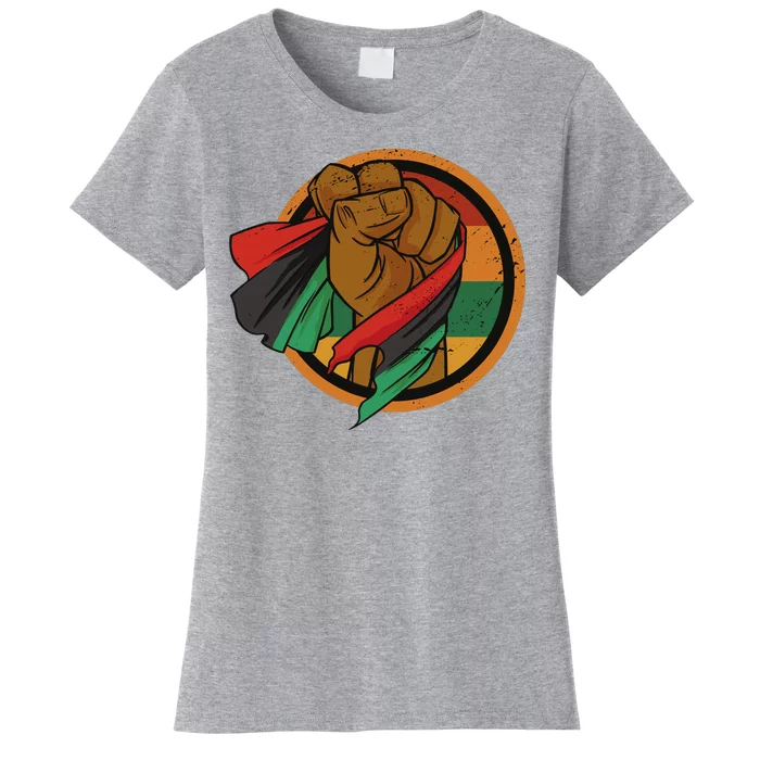 African Flag Hand Women's T-Shirt