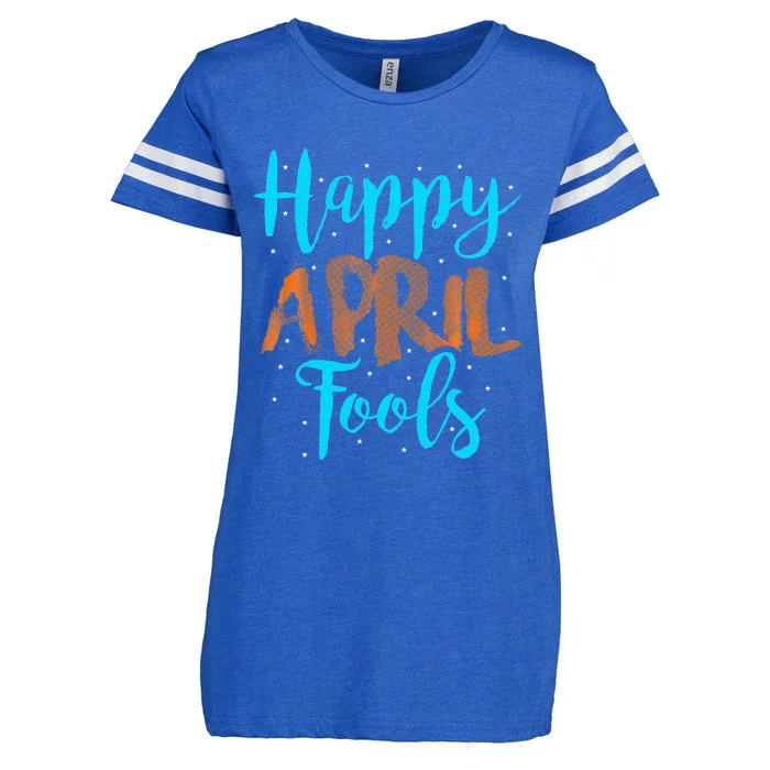 April Fools Happy April Fool's Day Enza Ladies Jersey Football T-Shirt