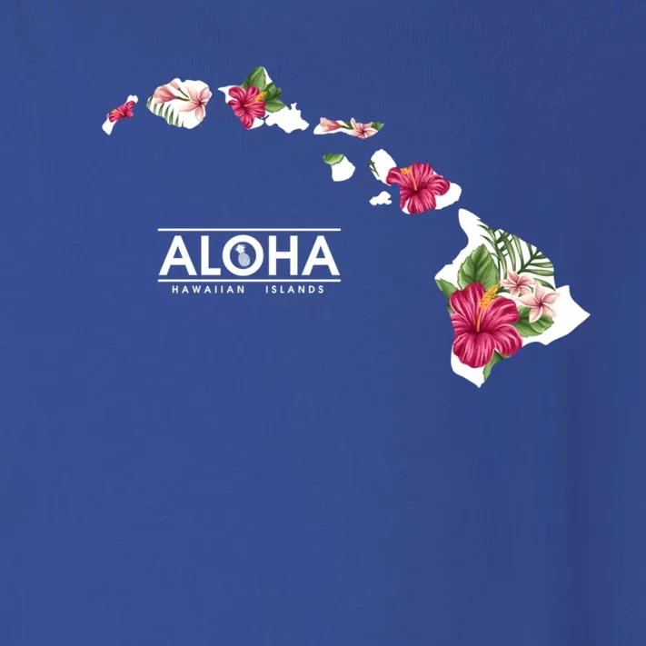 Aloha Floral Hawaiian Islands Gift Toddler Long Sleeve Shirt