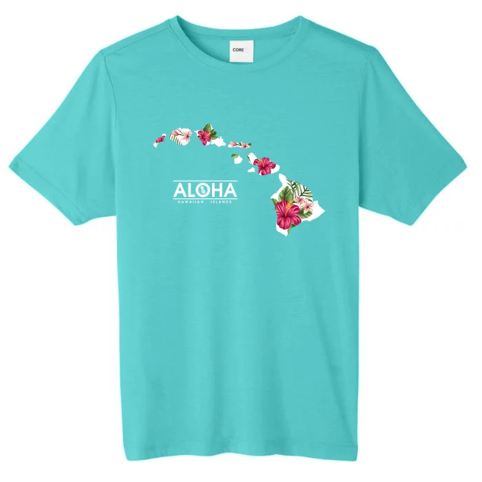 Aloha Floral Hawaiian Islands Gift ChromaSoft Performance T-Shirt