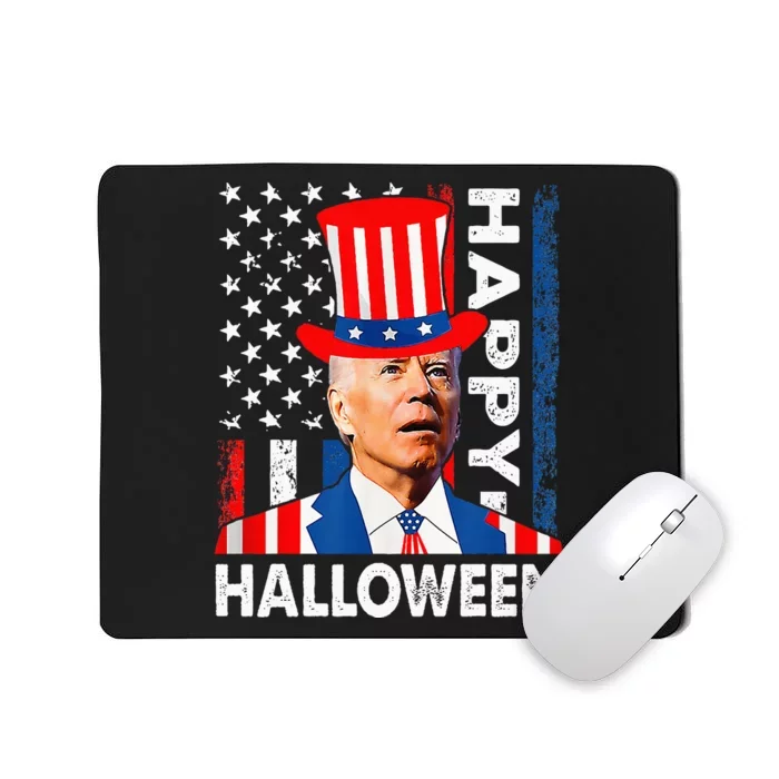 American Flag Happy Halloween Confused For 4th Of July Mousepad