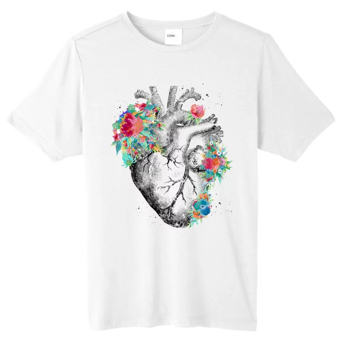 Anatomical Flower Heart ChromaSoft Performance T-Shirt