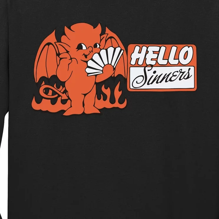 Annamarie Forcino Hello Sinners Tall Long Sleeve T-Shirt