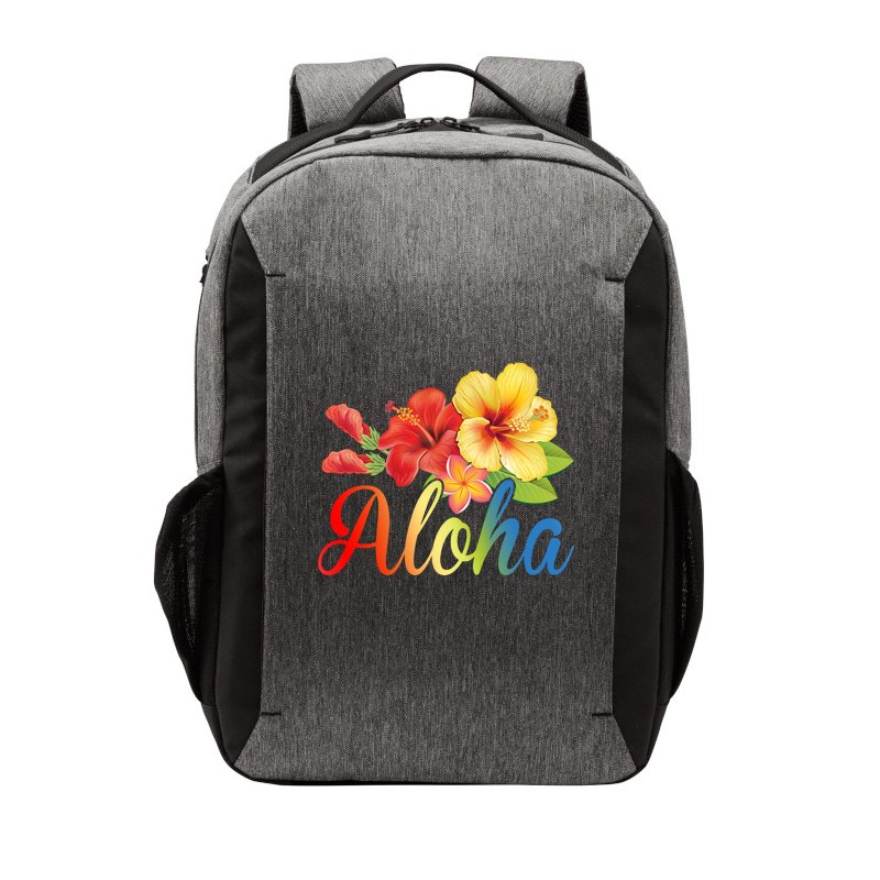 Hawaiian flower cheap backpack