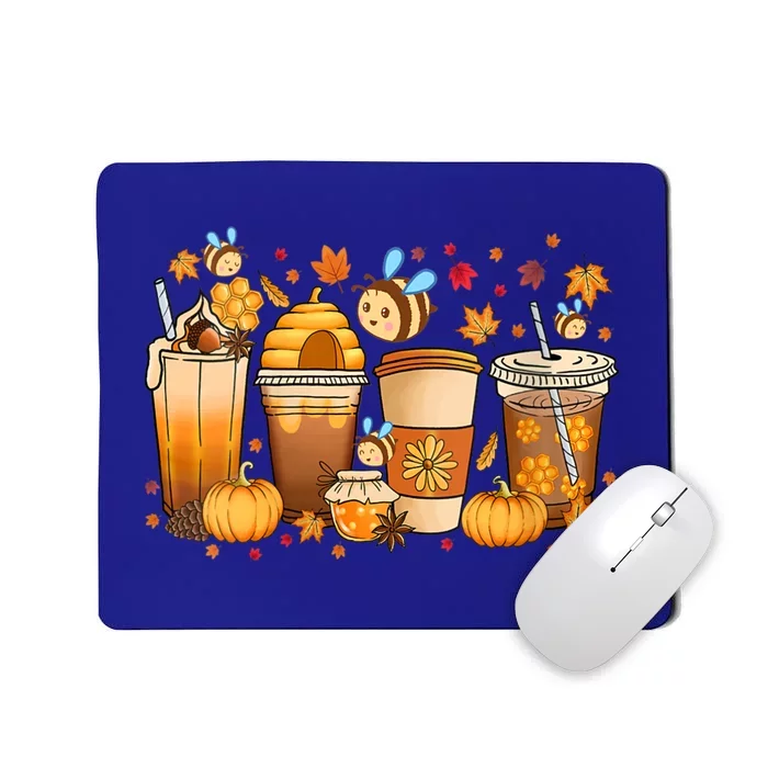 Autumn Fall Horror Latte Fall Coffee Cups Ghost Halloween Cool Gift Mousepad