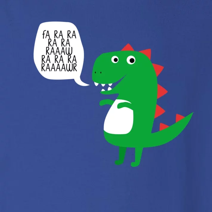 Adults Funny Holiday Gift Christmas Dinosaur Fa Ra Ra Raaawr Gift Toddler Long Sleeve Shirt