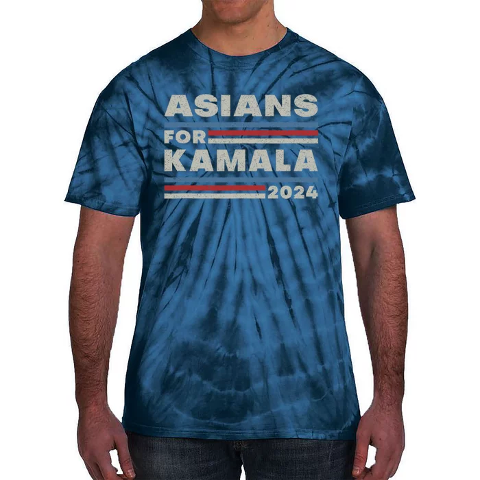 Asians For Harris 2024 Kamala Harris For President Tie-Dye T-Shirt